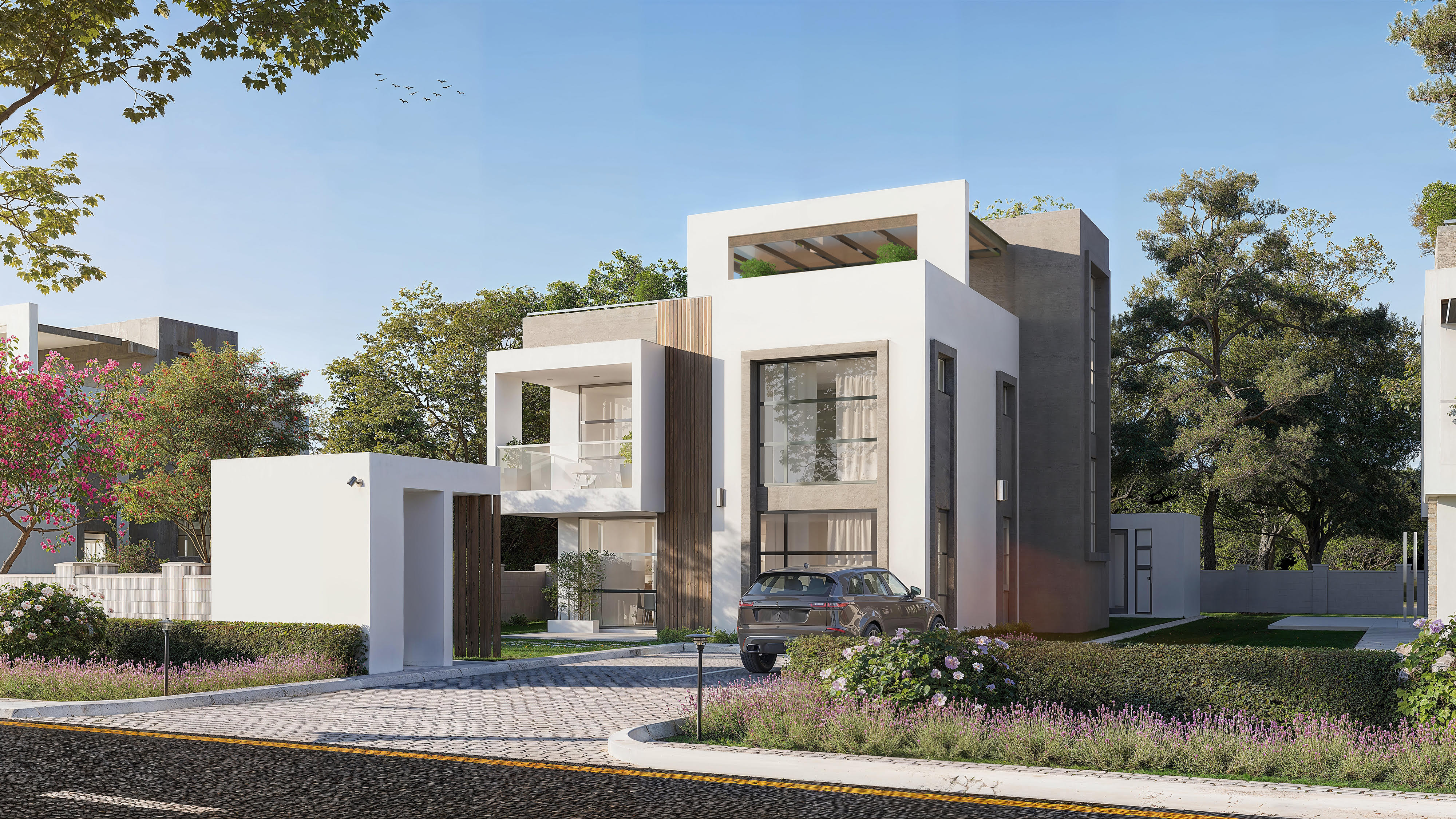 Architectural floor plan 4 bedroom maisonette - 4231 - render for 4 bedroom maisonette - 42310 with 4 bedrooms and 3 bathrooms. ( maisonette )