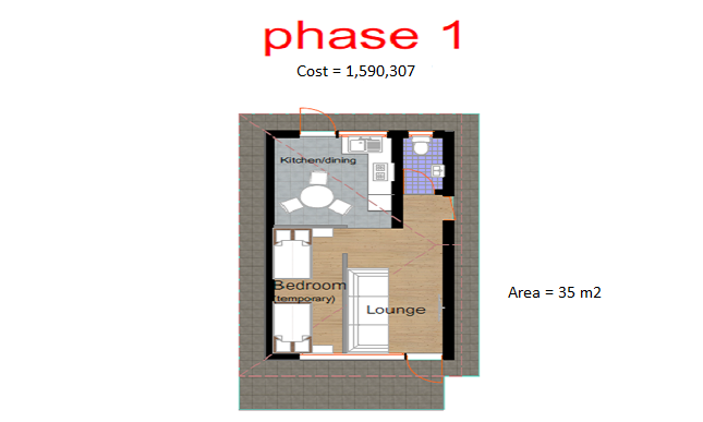 Architectural floor plan Annotation 2020-08-19 045232.png for 3 Bedroom Bungalow - ID 3191 with 3 bedrooms and 2 bathrooms. ( jengapolepole )