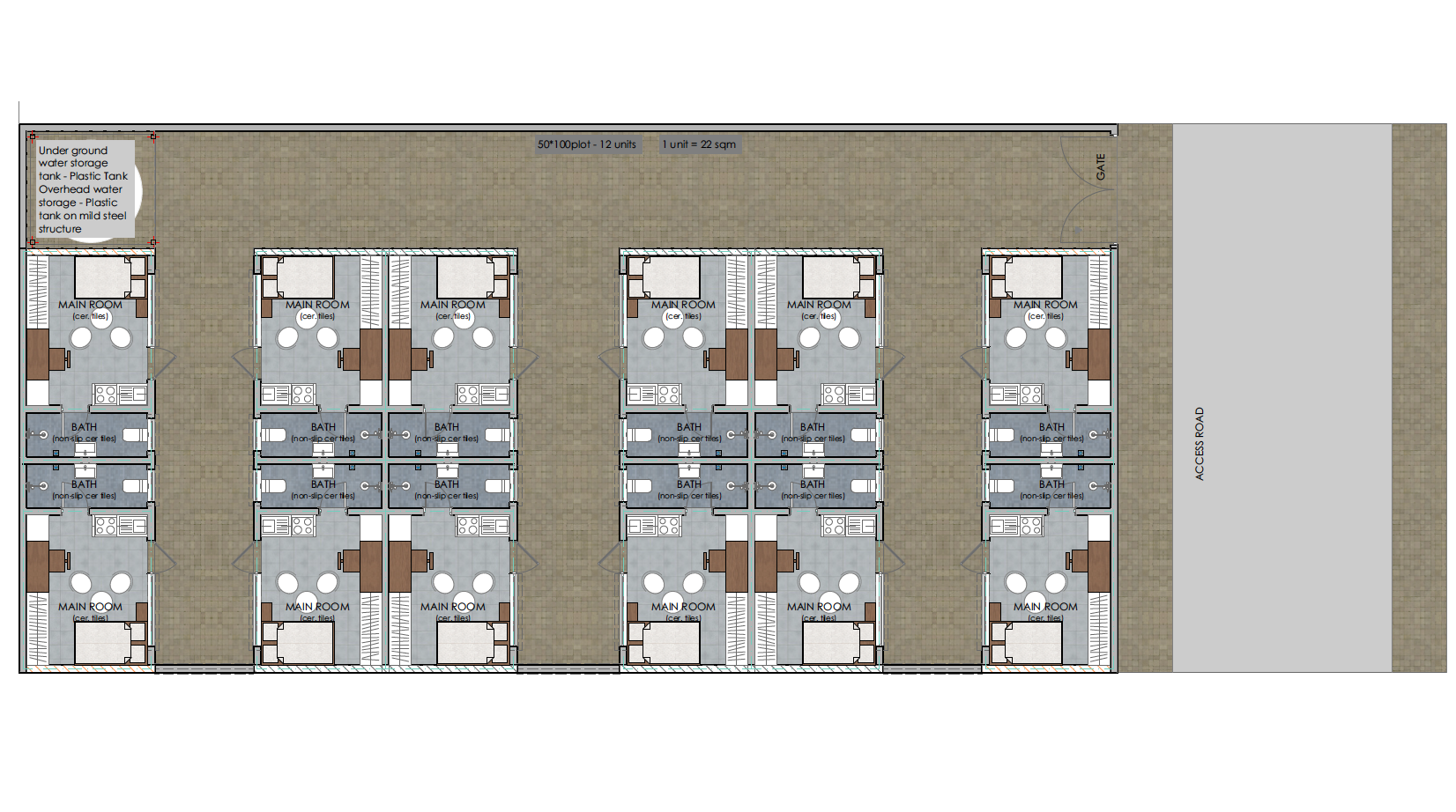 Architectural floor plan Screenshot 2019-11-12 12.09.53.png for Bed Sitter ID 150100 with 1 bedrooms and 1 bathrooms. ( bedsitter )