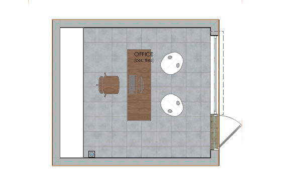 Architectural floor plan INUUA OFFICE DSQ & SHOP MODULE_DSQ.jpg for Home Office with 0 bedrooms and 0 bathrooms. ( module )